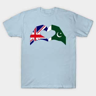 We Heart UK & Pakistan Patriot Flag Series T-Shirt